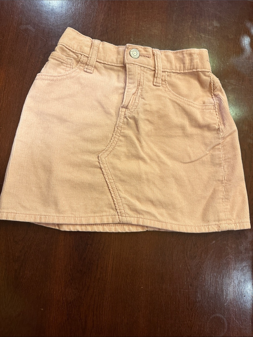 Old Navy Peach Corduroy Girls Skirt